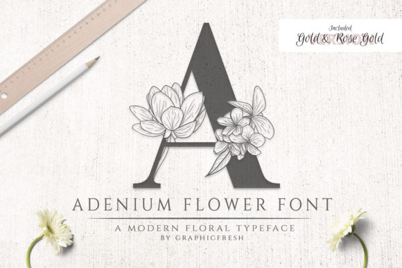 Adenium Flower: A Sans Serif Font for Powerful Digital Branding