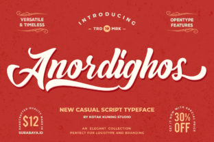 Anordighos: A Playful Display Font for Editorial Design