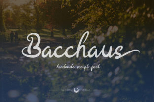 Bacchaus Script: A Handwritten Touch for Branding