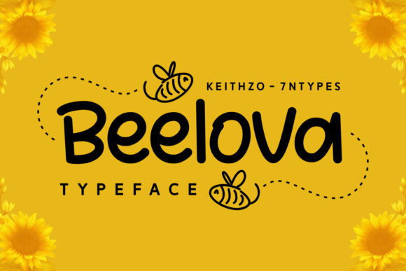 Beelova: A Playful Script Font for Campaign Creativity