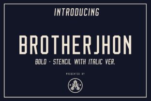 Brother Jhon Duo: A Dynamic Font for Digital Design