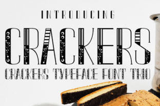 Crackers: A Playful Font for Digital Design