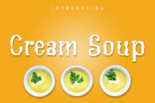 Cream Soup Script Font for Creative Crafters