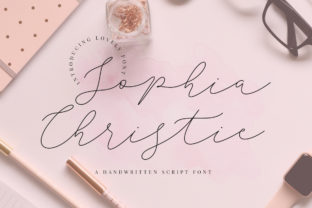 Font Choice That Speaks Volumes: Sophia Christie Script