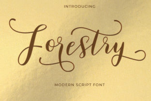 Forestry: A Script Font That Elevates Your Brand’s Visual Story