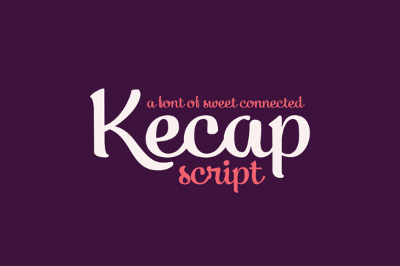 Kecap Script: A Beautiful Script Font for Digital Design