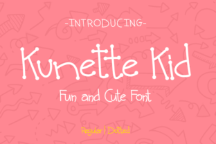 Kunette Kid: A Whimsical Display Font for Editorial Design