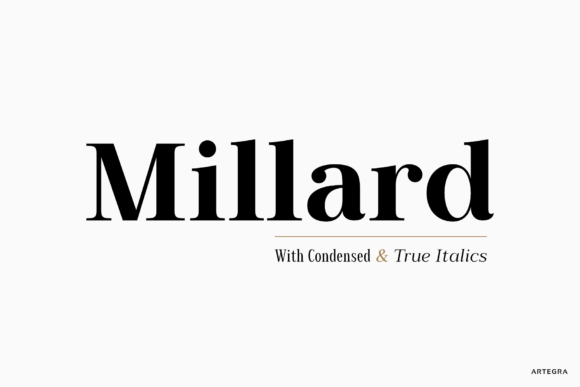 Millard: A Serif Font That Bridges Tradition and Modernity