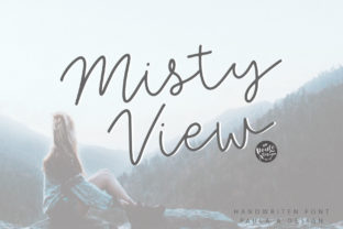 Misty View: A Script Font with a Quiet Charm