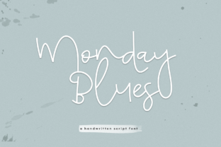 Monday Blues: A Script Font with a Warm, Handwritten Soul