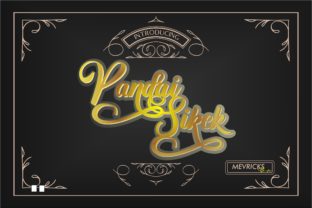 Pandai Sikek Script: A Handcrafted Font for Editorial Design