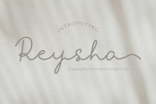 Reysha: A Script Font for Editorial Elegance