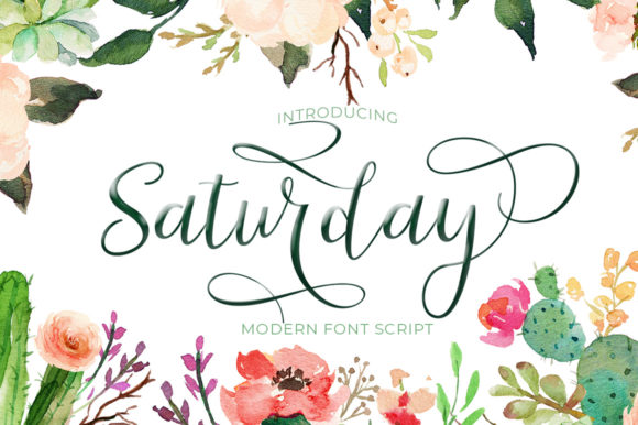 Saturday: A Calm Handwritten Font for Branding
