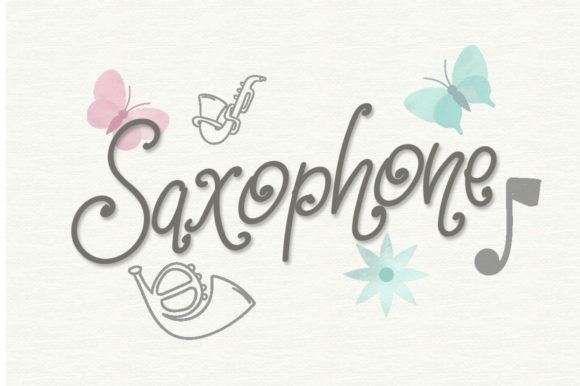 Saxophone Music: A Font That Adds Personality to Your Brand