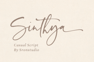 Sinthya: The Script Font That Elevates Your Brand’s Visual Story