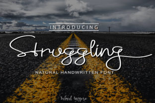 Struggling: A Font That Adds Personality to Your Brand