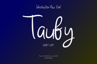 Taufy: A Script Font That Elevates Campaigns with Style