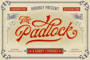 The Padlock: A Script Font That Adds Character to Your Web Design