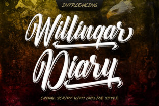 Willingar Diary: A Timeless Display Font for Modern Marketing